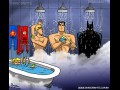 Batman pod prysznicem
