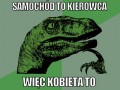 Mężczyzna prowadzący samochód to kierowca