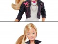 Barbie z i bez makijażu
