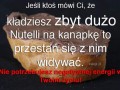 Gdy ktoś ci mówi że za grubo smarujesz nutelli