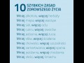 10 Zasad zdrowego żywienia