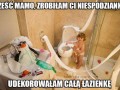 Udekorowała