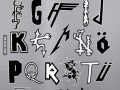 Metalowy alfabet
