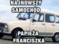 Papież franciszek ma gdzieś limuzyny