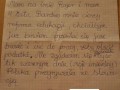 List dziecka