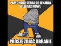 Przychodzi zebra do lekarza