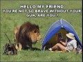 Myśliwy bez broni jest nikim
