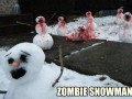 Zombie snowman