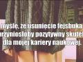 Usunięcie fejsa