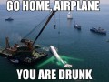 Go home airplane