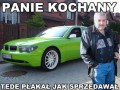 Miro sprzedający bmw