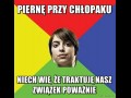 Piernę przy chłopaku