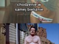 W samej bieliźnei