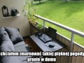 Gdy jest ładna pogoda wolę pograć na zewnątrz