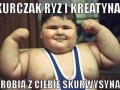 Kurczak ryż i kreatyna