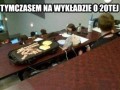 Niech się cieszą że w ogóle ktoś przyszedł