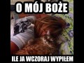 Biedny kot koło takiej się obudził