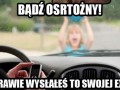 Ostrożnie z pisaniem smsów
