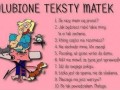 Teksty matek