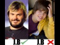 Jack black justin bieber