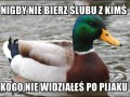 Nigdy nie bierz ślubu z kimś