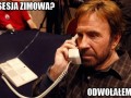 Odwołał sesję