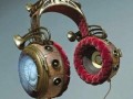 Steampunkowe słuchawki