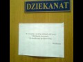Awaria w dziekanacie