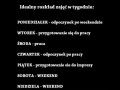 Idealny rozkład pracy