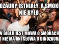 Dinozaury istniały a smoków nie było