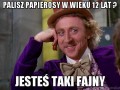 Palisz papierosy w wieku 12 lat 