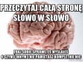 Przeczytaj całą stronę słowo w słowo