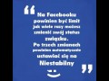 Status związku na fejsubuku