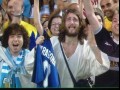 Jezus zadowolony z gola