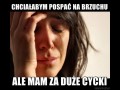 Chciałabym pospać na brzuchu