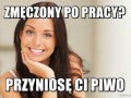 Zmęczony po pracy