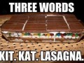Kit kat lasagna