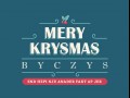 Mery krysmas byczys