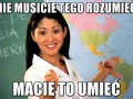 Nie musicie tego rozumieć