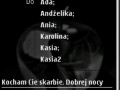 A ty jesteś jedyną