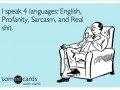 I speak 4 languages