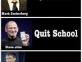 Quit school