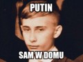 Putin sam w domu