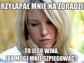 Przyłapał