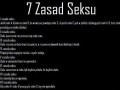 7 Zasad seksu