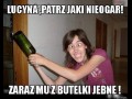 Koń z butelką