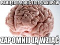 Pamiętaj zrobić listę zakupów