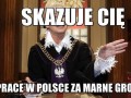 Skazuje cię