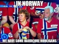 Huligani w norwegii