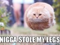 Nigga stole my legs